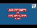 How to Perform ANOVA in Stata One-Way and Two-Way ANOVA