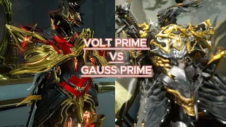 WARFRAME - VOLT PRIME VS GAUSS PRIME SPEED TEST
