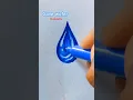 Download Lagu realistic water drop drawing step by step | easy 3D water drop drawing | save water drawing easy
