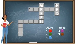sight Words You Can Learn - Basic Visual Practice Complete a Crossword Puzzle Suzie