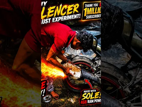 NEW THERMOCOL POWERFUL EXHAUST #thermocol #exhaust #funnymemes #comedyshorts @SAHANAMAJ180