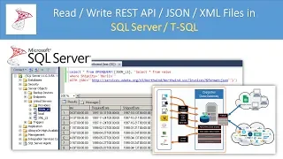 SQL Server - Import REST API Read JSON XML File Call SOAP Pagination OAuth OData