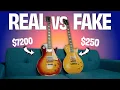 REAL vs FAKE Les Paul 7200 Murphy Lab vs 250 Chibson