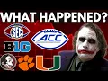 Conference Realignment TIMELINE Just CHANGED NOBODY Is Talking About It FSU Clemson Miami