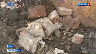Территорию на проспекте Маркса, где 28 февраля произошло ЧП, огородили забором