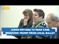 Kitsap County judge refuses to hear case pushing for removal of former President Trump from ballot