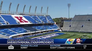 KU unveils new-and-improved Booth Stadium ahead of first football game