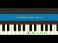 Easy Piano Tutorial: Hot Cross Buns with free sheet music