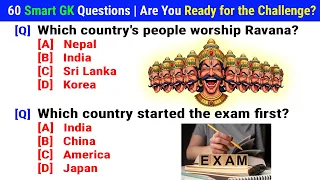 60 Smart GK Questions With Answers Improve Your Knowledge Important GK Questions India GK Quiz 