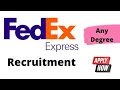 Fedex Hiring Freshers Any Degree