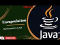Part 27 Encapsulation in Java Telugu