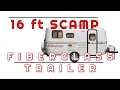 Adorable 16 ft SCAMP Fiberglass Trailer Tour