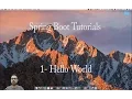 Tutorial 1 - Spring Boot Hello world