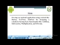 Mobile Application Development 18CSMP68 Session 5 Experiment 2 Simple Calculator App