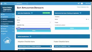 Application Processing and Managment