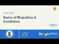 Biopython Tutorial for Beginners How to Install Biopython on Windows