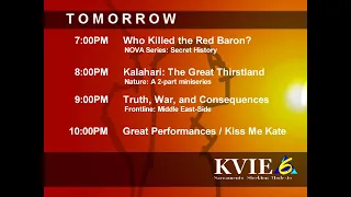 PBS Schedule Bumper 2003 KVIE-TV FIXED
