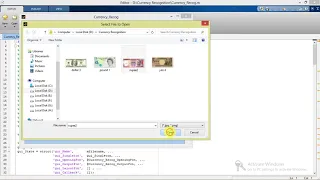 Currency Recognition Using Image Processing Matlab Project with Code