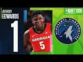 Anthony Edwards Selected Overall In The 2020