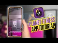 Planet Fitness App Tutorial HOW TO USE IT