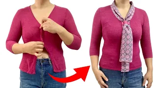 How to Upgrade a Cardigan With a Beautiful Collar