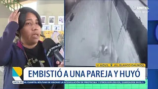 Minibús atropella a una pareja y huye, el varón quedó en terapia tras intentar proteger a la mujer