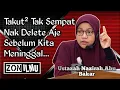 Download Lagu MUNGKIN ITU POSTING DIA YANG TERAKHIR | Ustazah Nazirah Abu Bakar