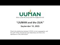 Download Lagu UUMAN Sunday Service, September 14, 2025 - “UUMAN and the UUA”