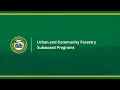 Urban Community Forestry UCF Subaward Program Progress Report Tutorial December 2025