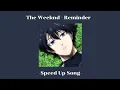 Download Lagu The Weeknd - Reminder [speed up]