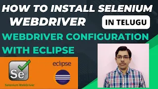 How to Install Selenium WebDriver on Eclipse Telugu WebDriver Configuration Webdriver Setup