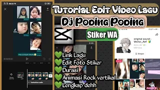 Download TUTORIAL EDIT VIDEO LAGU PODING PODING STIKER WA MP3