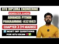 ADVANCED PYTHON PROGRAMMING CHAPTER 3 MOST IMP GTU DIPLOMA ENGINEERING SEMESTER 2