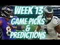 NFL Week 13 Predictions and Picks 2024 ESPN Pick em Week 13