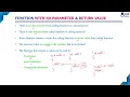Function with no Parameter Return value Function Categories Lec 96 C Programming Tutorials