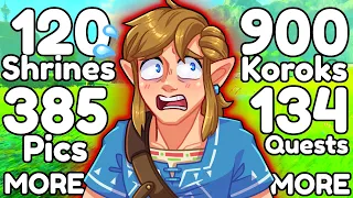 I beat Breath of the Wild 100 In a single day