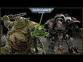 Lagu Titans Clash! | Chaos Daemons vs Imperial Knights | BCO Round 2 | Warhammer 40k Batrep