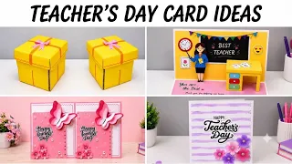 Diy 4th Amazing Card Ideas For Teachers day/ Teachers Day Surprise card/ Diy Easy card/ #tutorial 