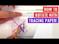 How to Draw Rotations with Tracing Paper