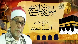 الشيخ سيد سعيد سورة الحج 