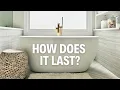 I purchased a tub online 3 Years Later how does it last Vanity Art Bathtub Review