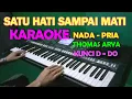 Download Lagu SATU HATI SAMPAI MATI - KARAOKE NADA COWOK/PRIA | Thomas Arya Feat Elsa Pitaloka