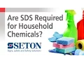 How to Know When You Need SDS for Household Chemicals Seton
