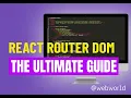 Mastering React Router DOM Creating Multiple Pages and Routes Like a Pro