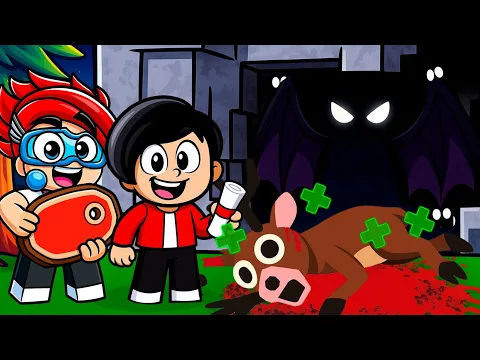 Video Thumbnail: SALVAMOS AL CIERVO HERIDO en 99 noches en el bosque Y SE VOLVIÓ NUESTRO AMIGO en roblox