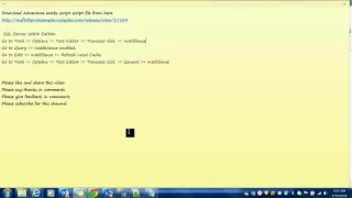 How to enable complete intelliSense features in sql server