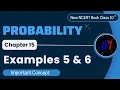 Chapter 15 Probability Examples 5 6 Exercise 15 1 Class 10 Maths NCERT Maths