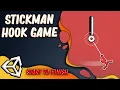 Stickman Hook like Spiderman game in Unity2D Unity Beginner Tutorial C Coding