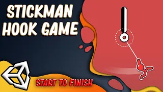 Stickman Hook like Spiderman game in Unity2D Unity Beginner Tutorial C Coding