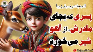 قصه بلند و فوق العاده زیبا بچه آدمیزاد در جنگل ناشناخته داستان های فارسی 